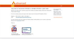 Desktop Screenshot of donorstrategy.com